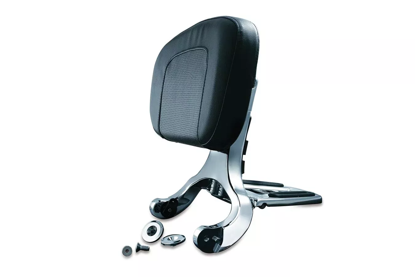 Kuryakyn Chrome Multi-Purpose Driver & Passenger Backrest (ea) Harley & Victory