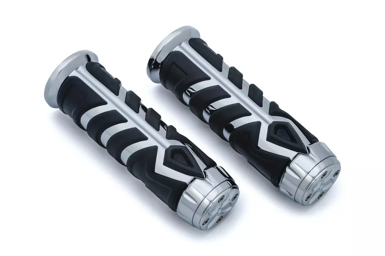 Kuryakyn Chrome Spear Handlebar Grips for Indian Chief Pair 14-17
