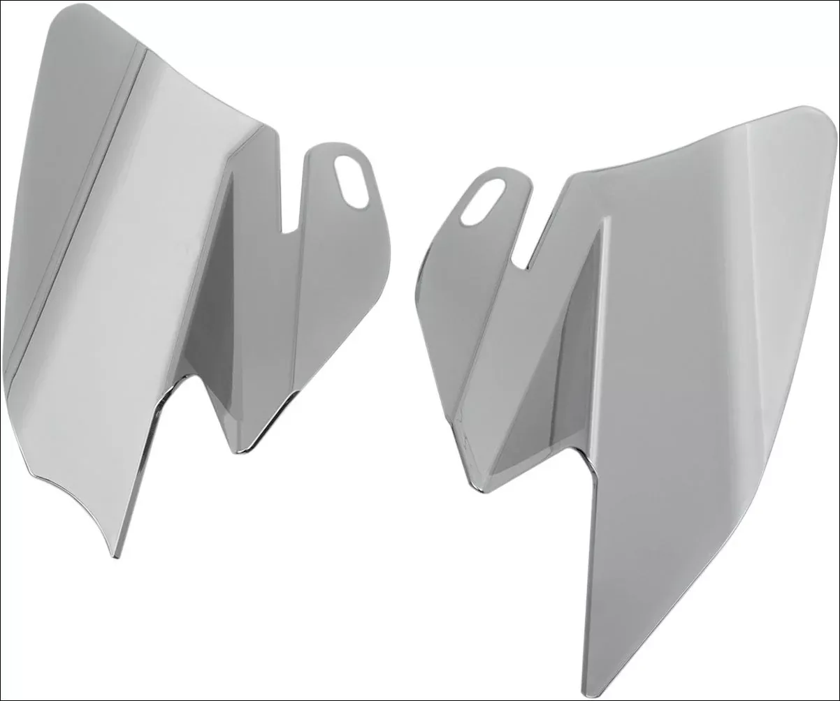 Kuryakyn Reflective Smoke Saddle Shields for 2008 Harley Touring Models