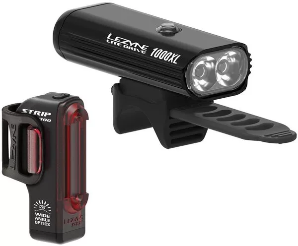 Lezyne Lite Drive 1000XL / Strip Pro Pair