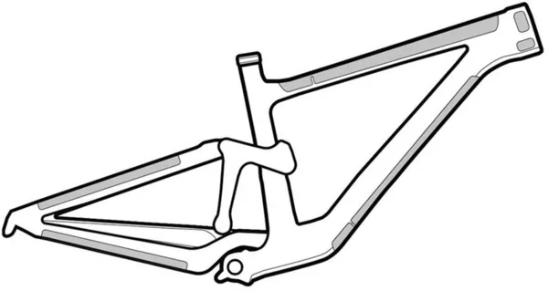 Lizard Skins Clear Protection Frame Kit