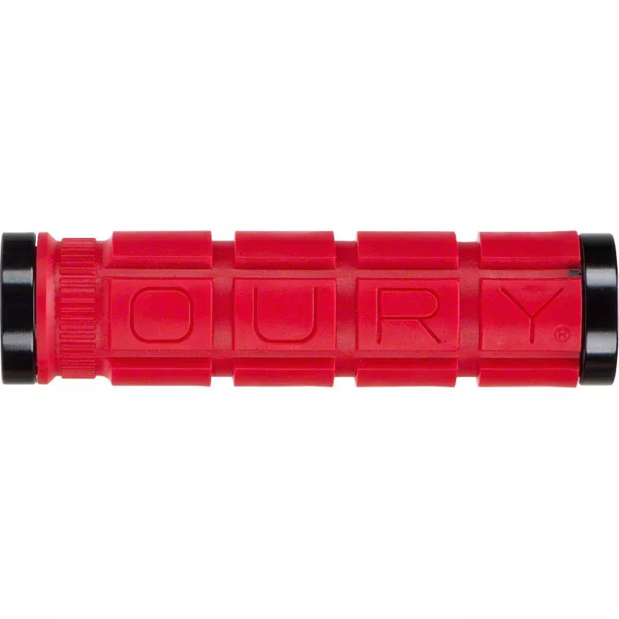 Lizard Skins OURY Lock On Double Bolt Grips Red