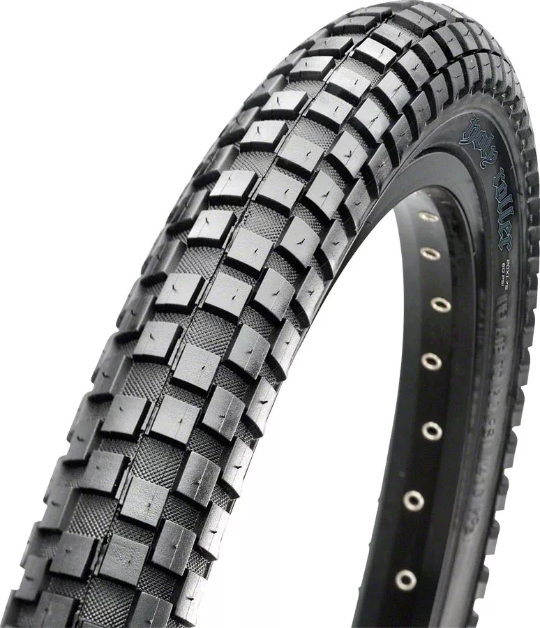 Maxxis Holy Roller Tire – 20 x 2.2, Clincher, Wire, Black, Single