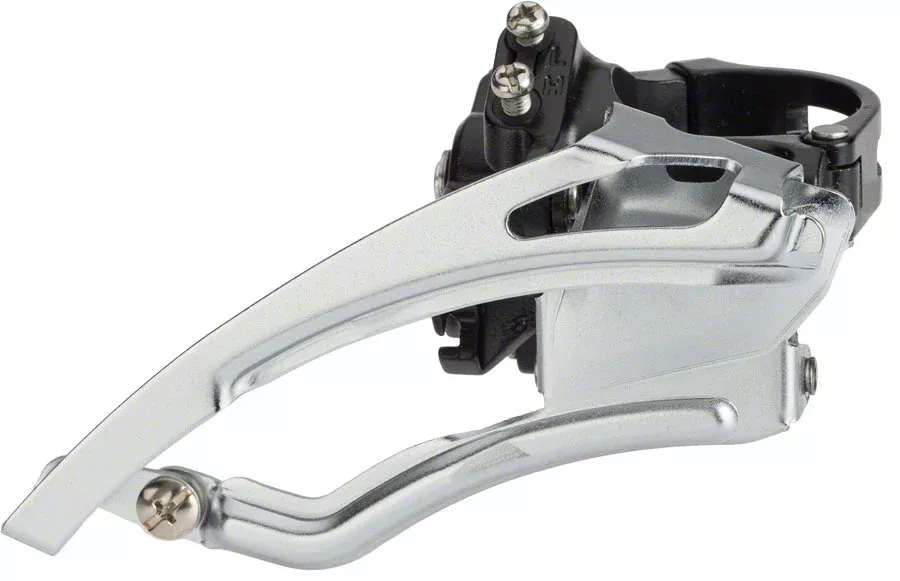 microSHIFT MarvoLT Front Derailleur – 9-Speed Double, 42t Max, High-Mount Band Clamp, Shimano Compatible