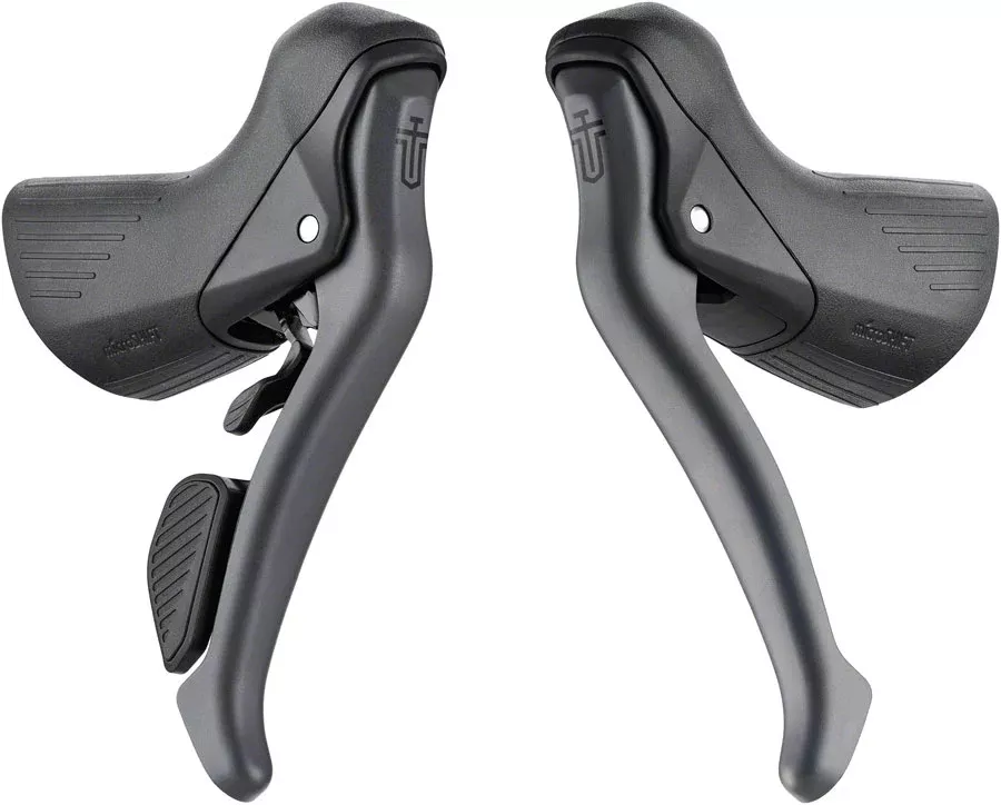 microSHIFT Sword Drop Bar Shifter/Brake Lever Set – 1x, 10-Speed, Sword Compatible, Gray, Version B