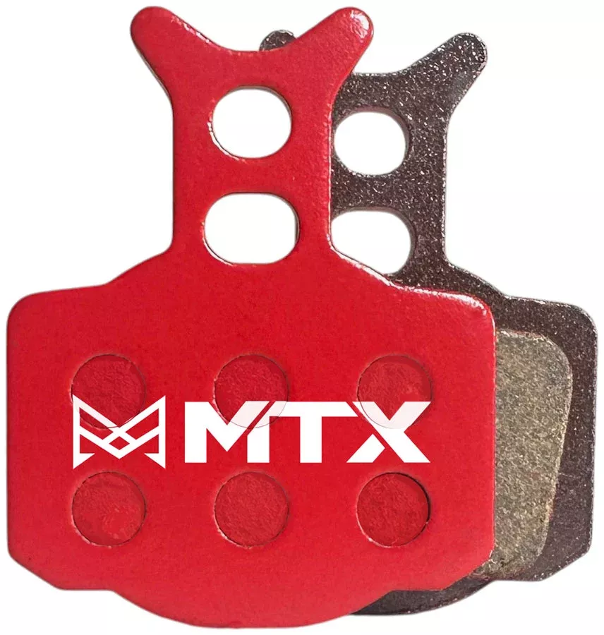 MTX Red Label RACE Disc Brake Pads – Ceramic/Kevlar Compound, Formula Cura, 2-Piston, Single Set