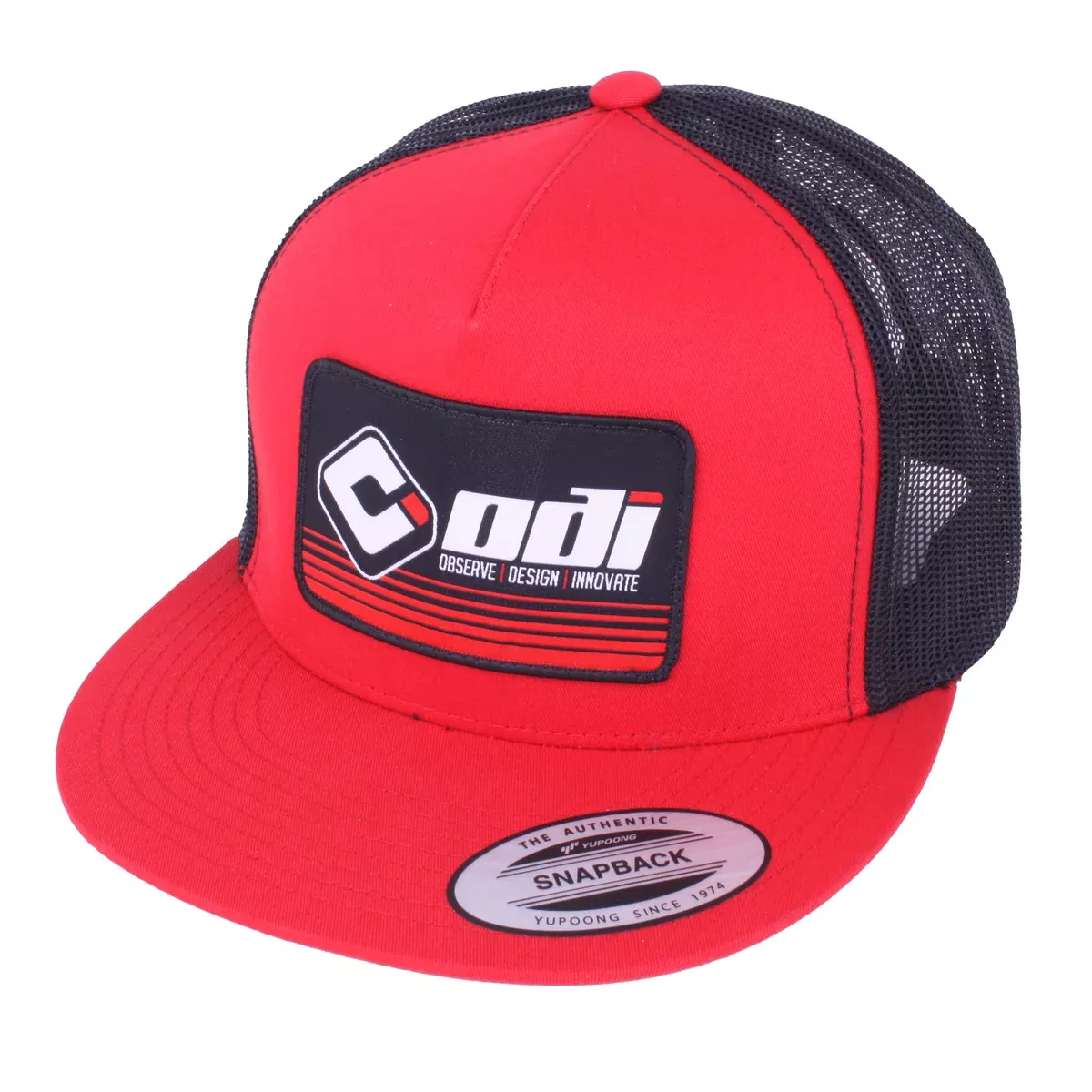 ODI FADE HAT Flat Bill – RED/Black/Red