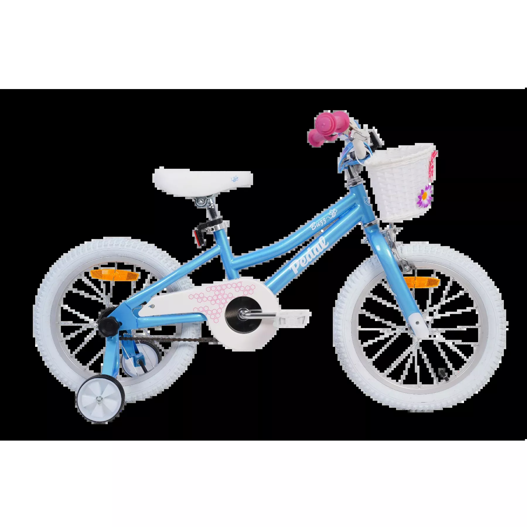Pedal Buzz Steel Kids Bike Light Blue