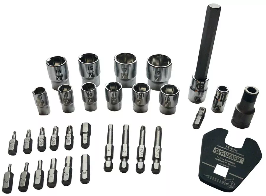Pedro's Pro Bit and Socket Set - 31 Piece