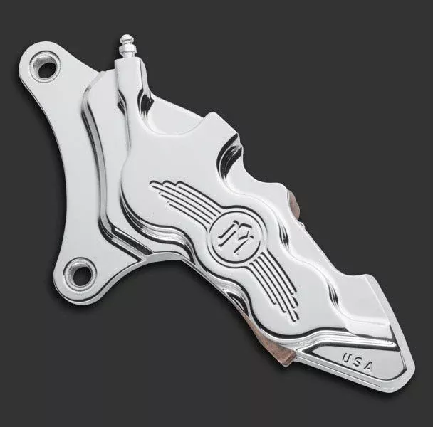 Performance Machine Chrome 11.5 Right Side 6 Piston Calipers for 00-15 Harley Davidson