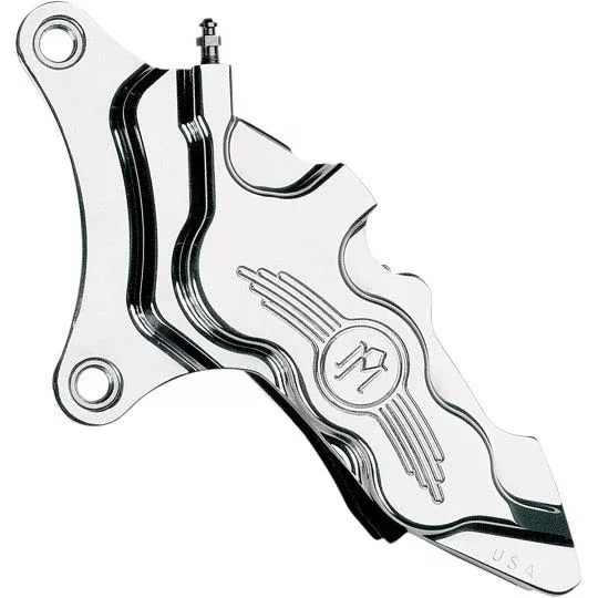 Performance Machine Chrome 13.0Left Side 6 Piston Calipers for 00-20 Harley