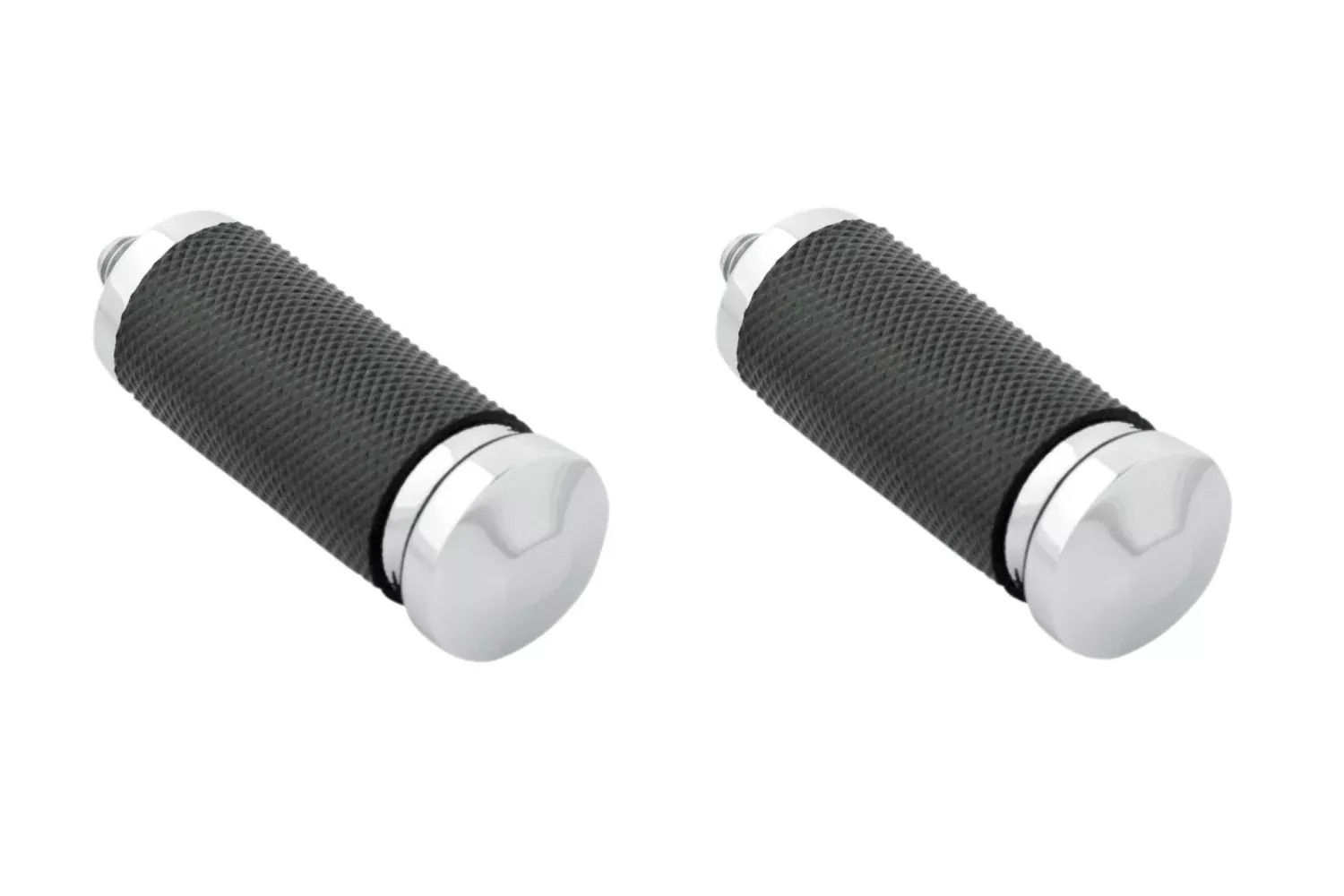 Performance Machine PM Chrome Contour Shift Pegs Pair Harley or Metric