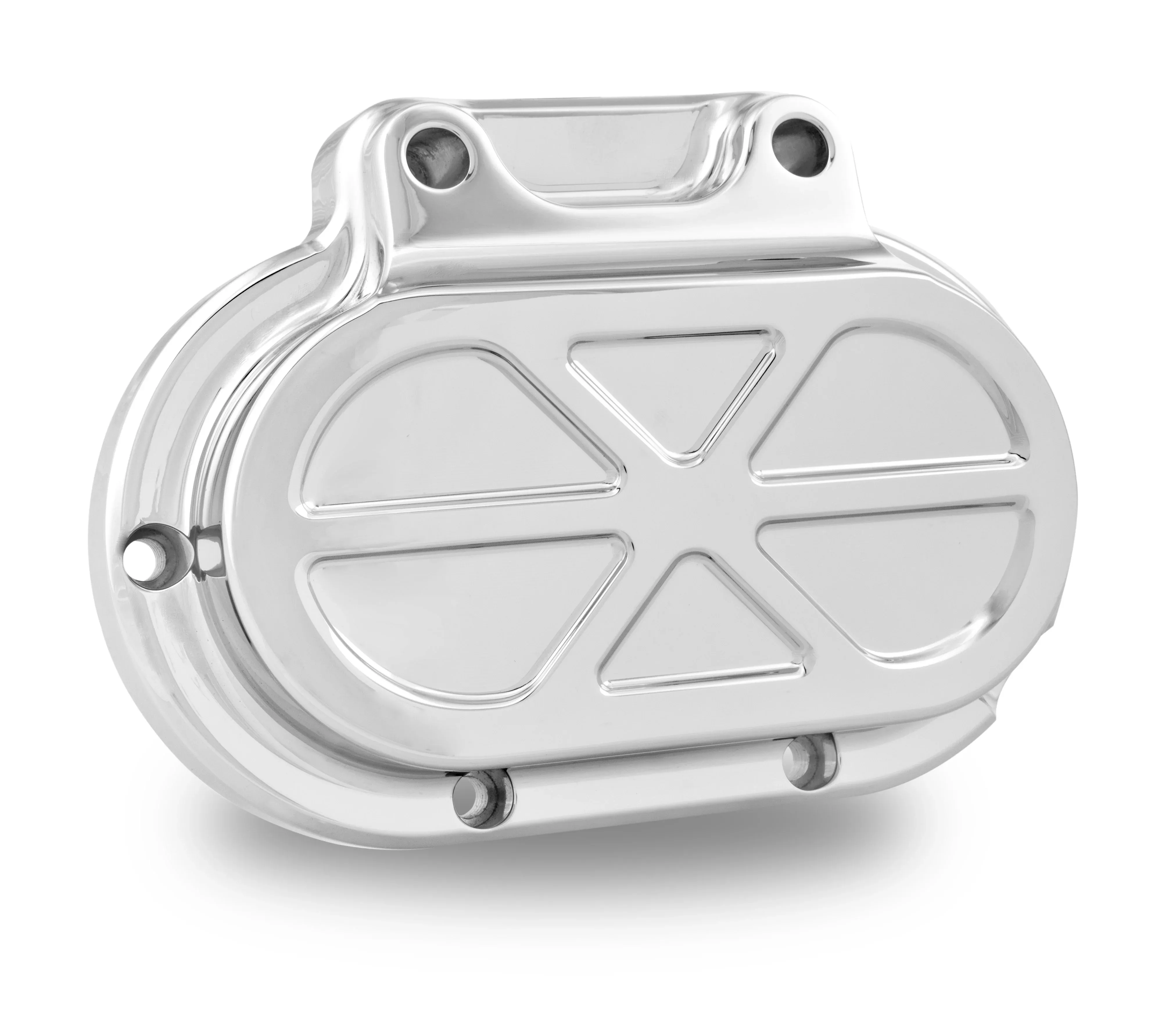 Performance Machine PM Chrome Formula Cable Clutch Side Cover for Harley 6 Speed