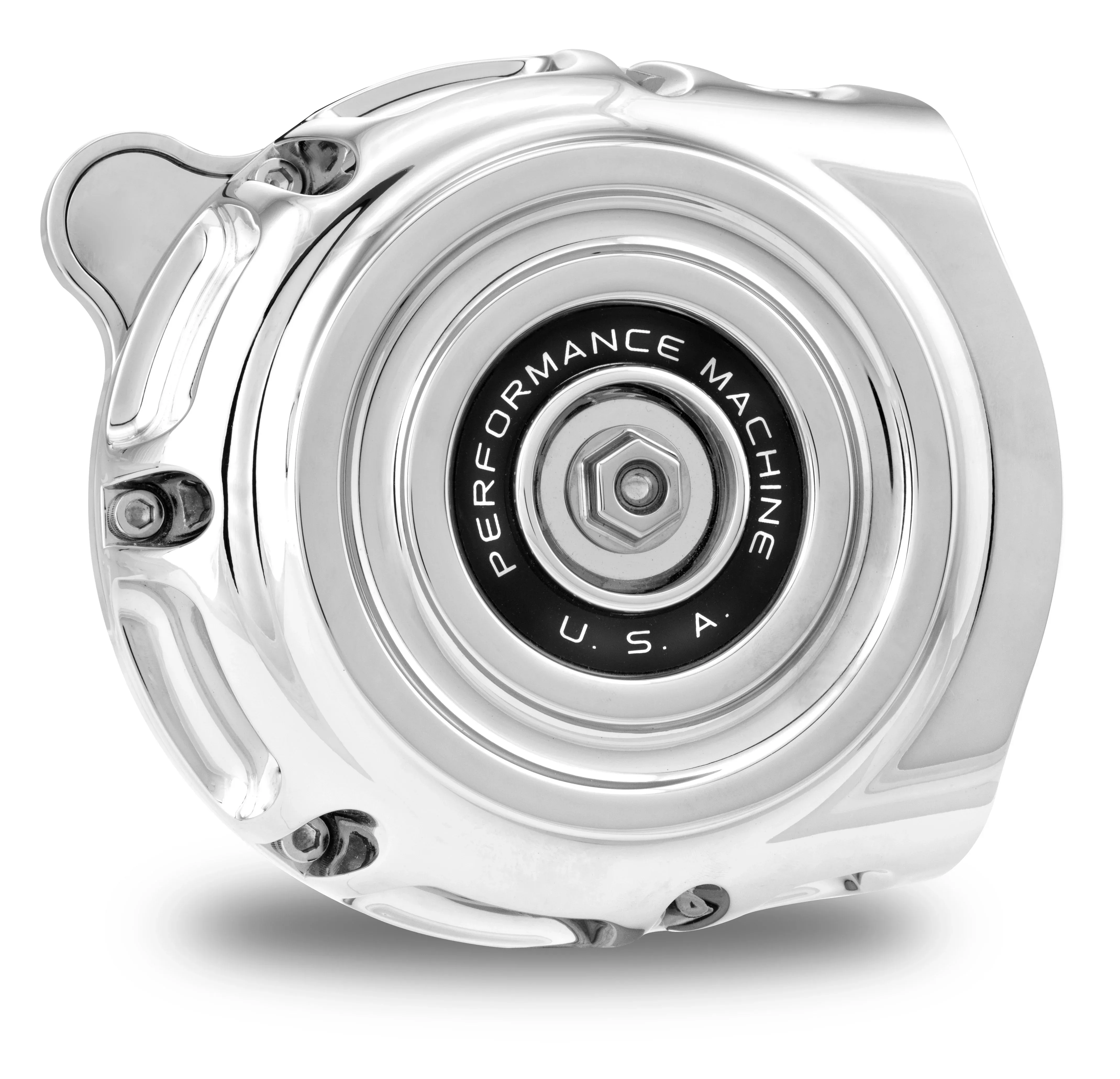 Performance Machine PM Chrome Vintage Air Cleaner Indian Chieftain 15-17