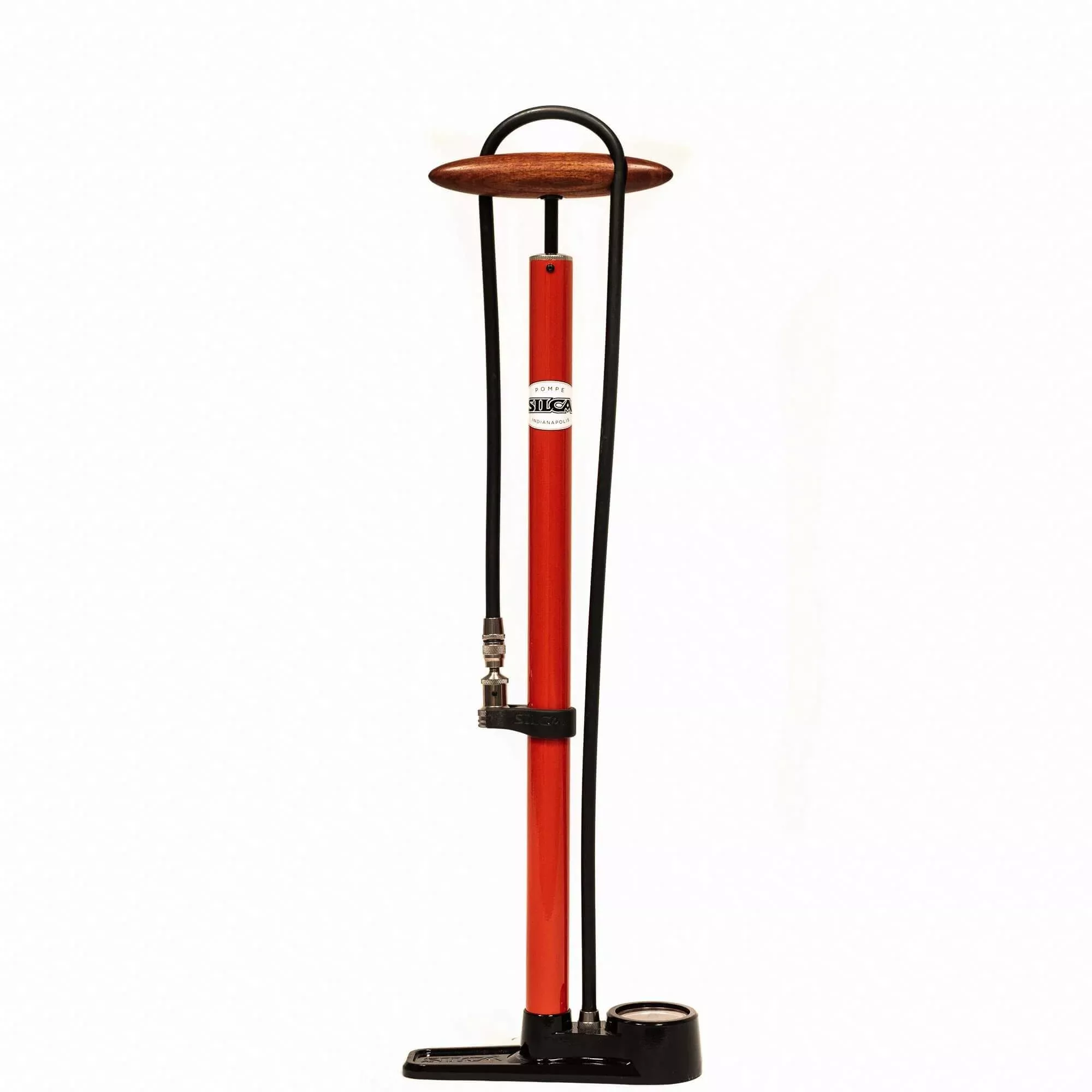 Pista Floor Pump – Red