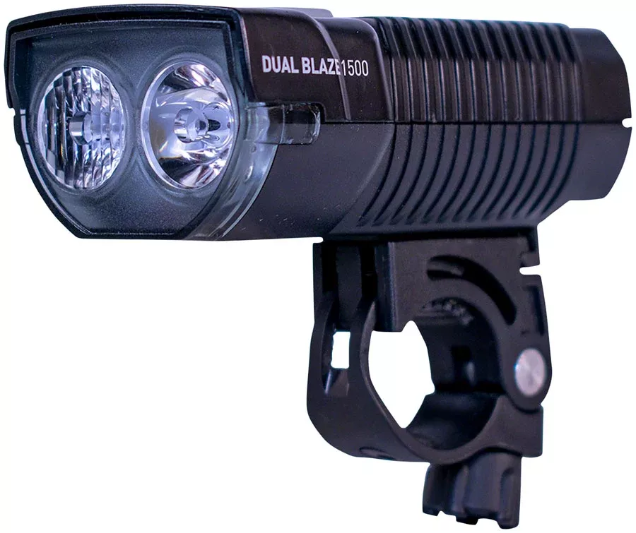 Planet Bike Dual Blaze 1500 Headlight -Black