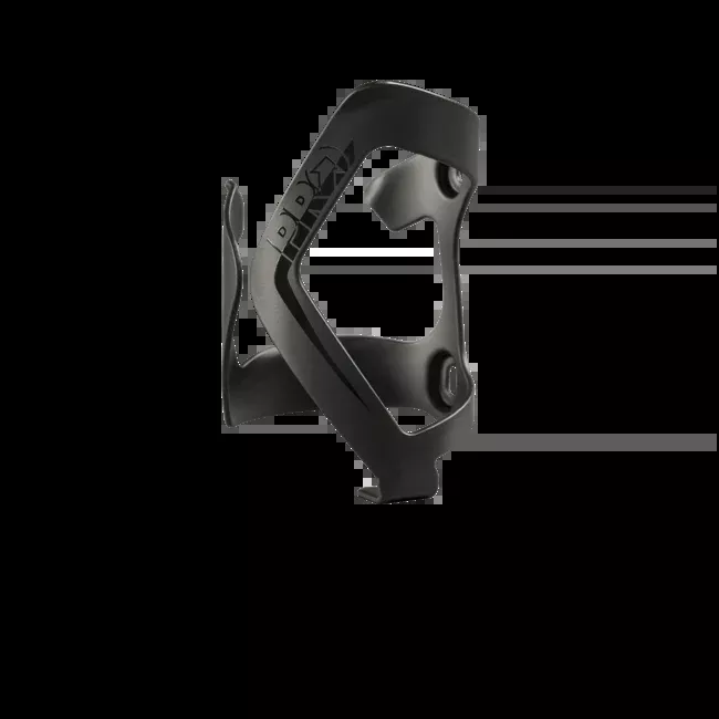 PRO Bottle Side Cage - Alloy - Left - Black
