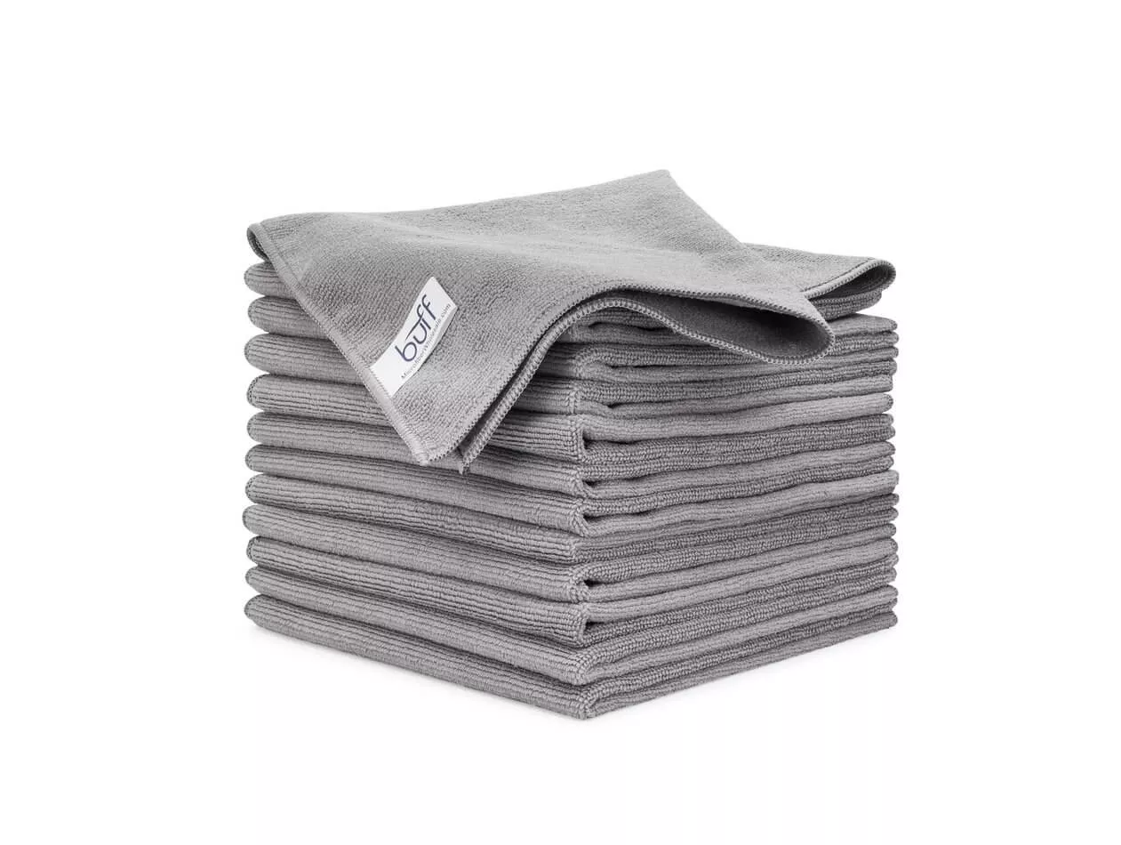Pro Microfiber Towels (12pk) Grey