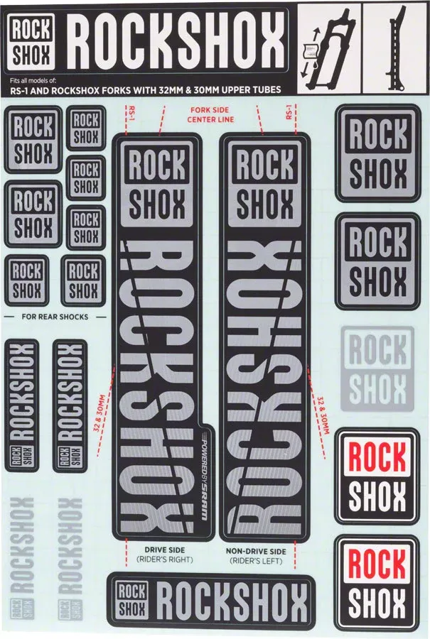 RockShox Decal Kit