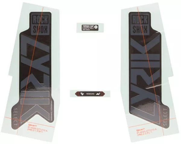 RockShox Decal - Lyrik SEL GGRY/DFB