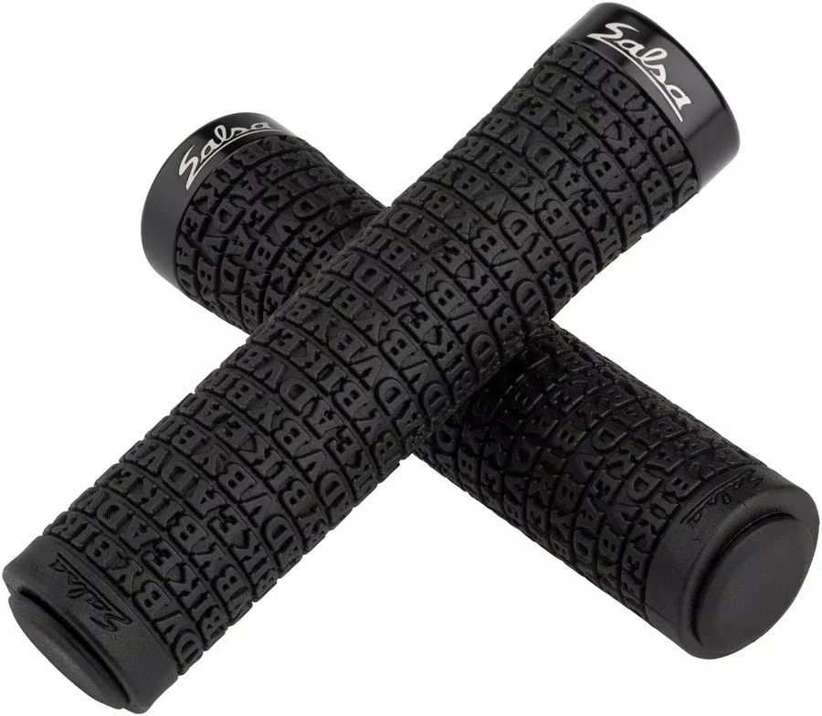 Salsa Backcountry Lock-On Grips – Black, Lock-On