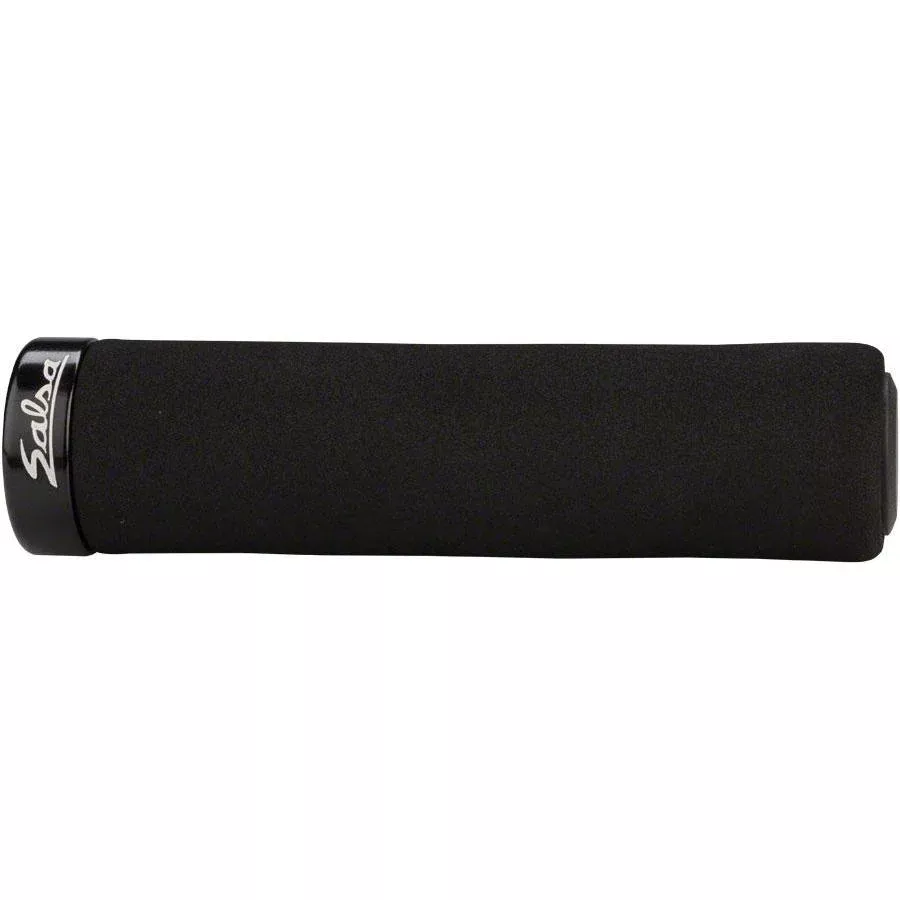 Salsa FAT Foam Lock on Single Bolt Grips Black