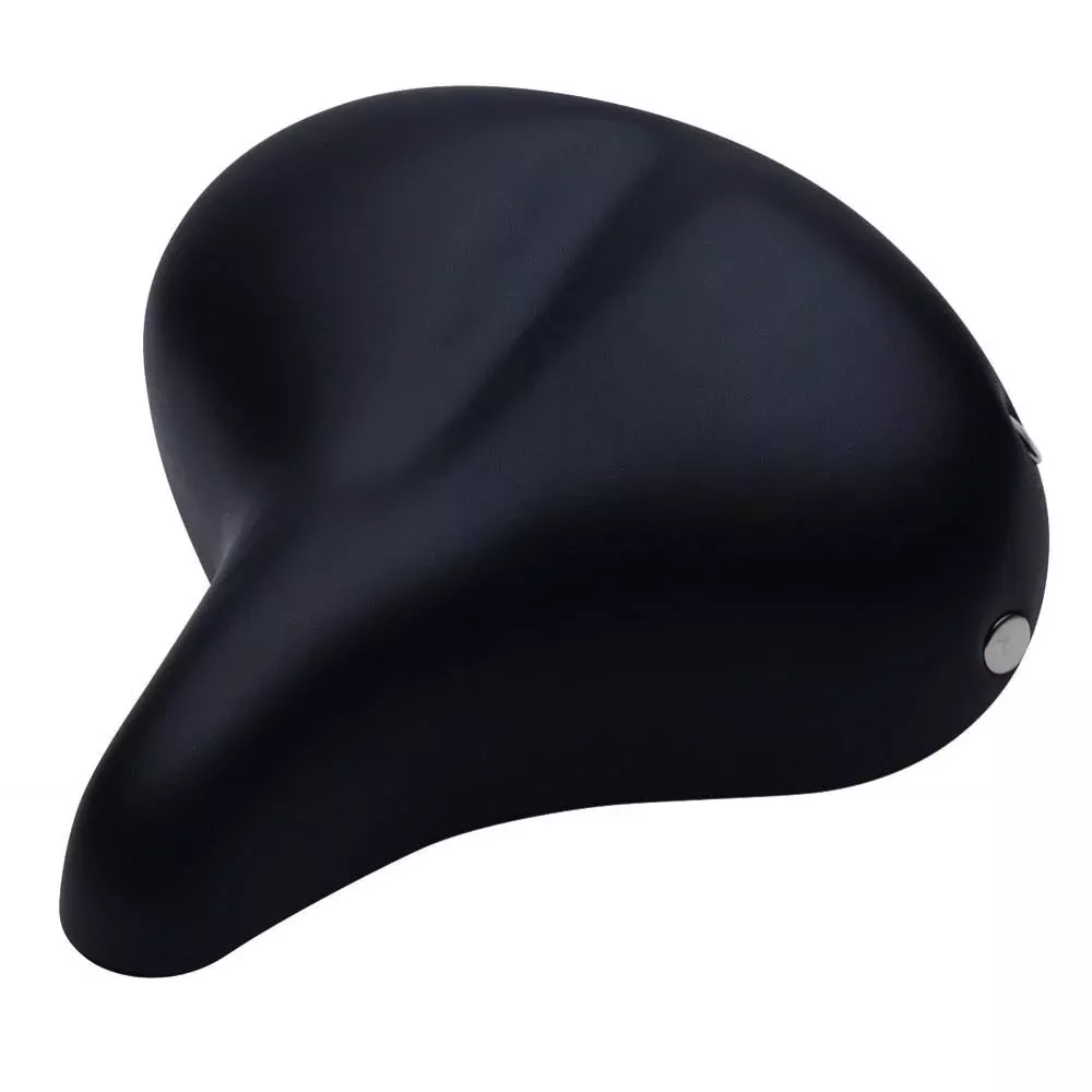 Serfas CC-100 Classic Cruiser Saddle Steel Black