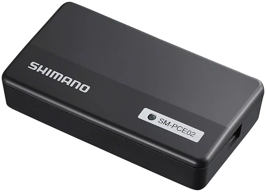 Shimano SM-PCE02-B3 Di2 PC Linkage Device for E-Tube – With System Checker and Programmer, Black