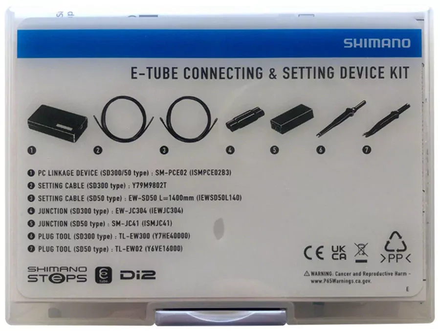 Shimano Steps SM-PCE02 PC Linkage Device and Cables – Steps Di2 Etube – Connecting and Setting Kit