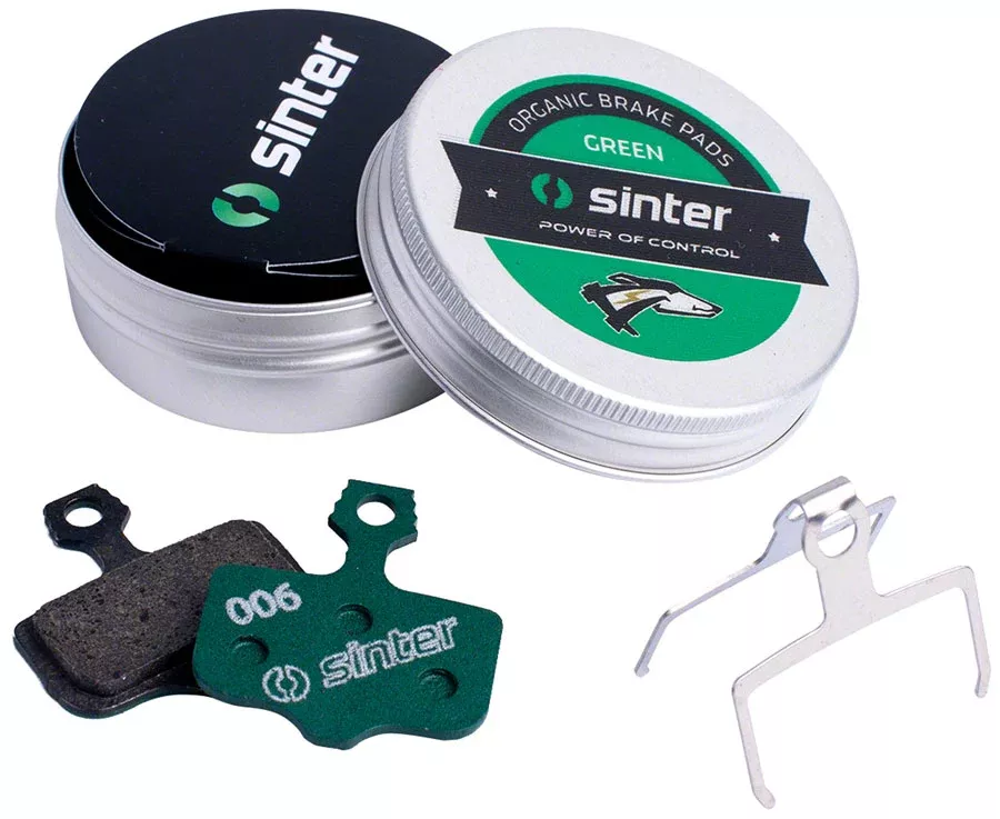 Sinter Green s2032 Compound Organic Disc Brake Pads – Avid/SRAM, Sinter Type 006, One Pair