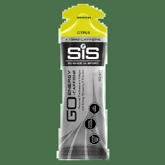 SIS GO PLUS Citrus Caffeinated Isotonic Energy Gel 60mL