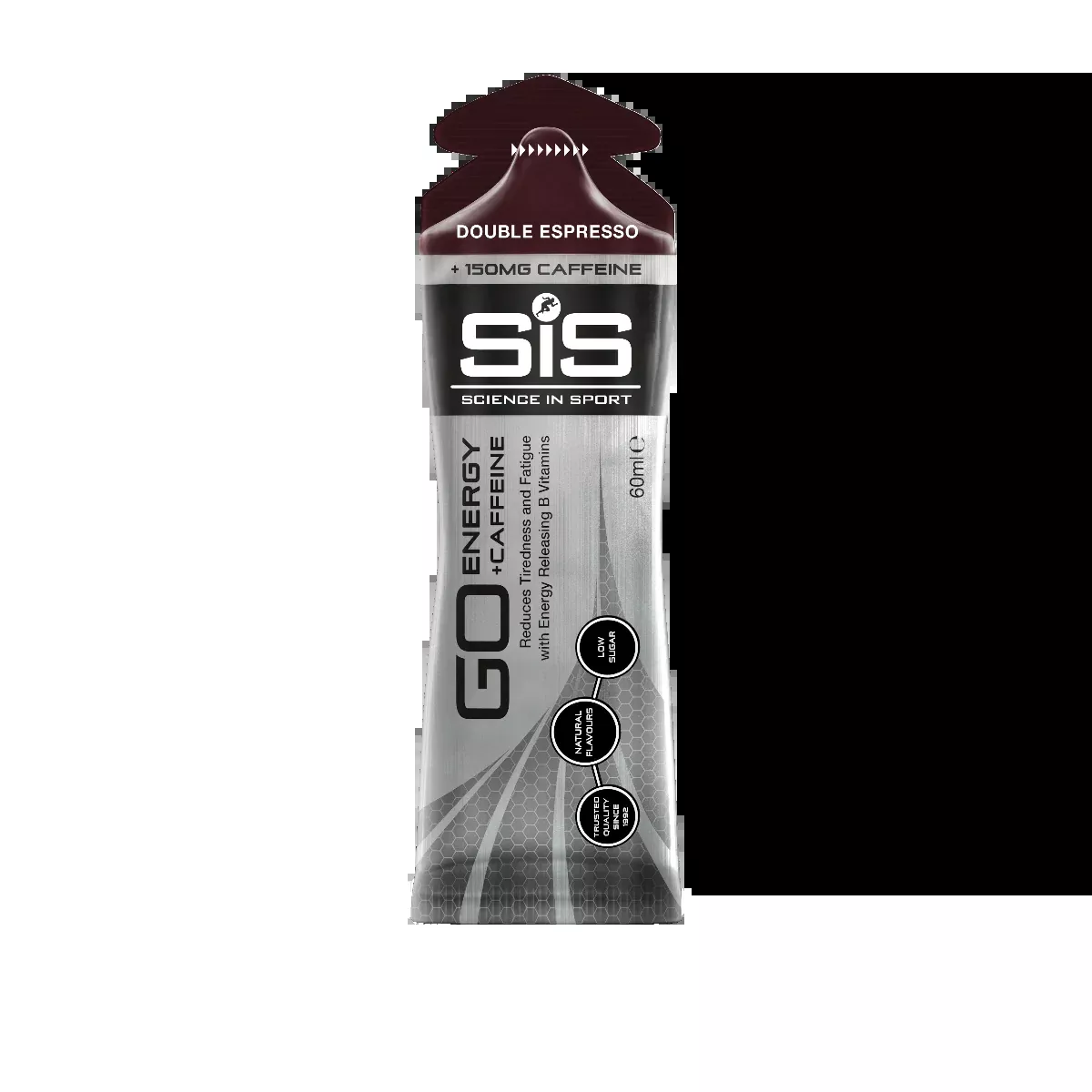 SIS GO PLUS Double Espresso Caffeinated Isotonic Energy Gel 60mL