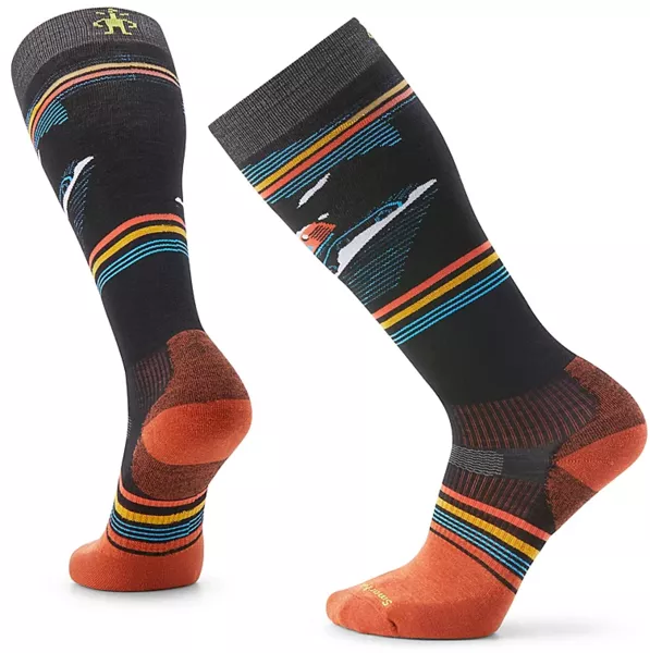 Smartwool Snowboard Targeted Cushion Piste Machine OTC Socks