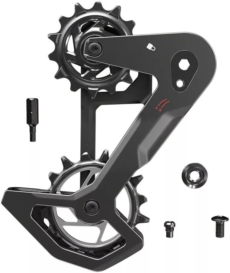 SRAM Eagle T-Type AXS Rear Derailleur Cage Kit – Compatible with all Eagle T-Type Rear Derailleurs, Carbon Cage