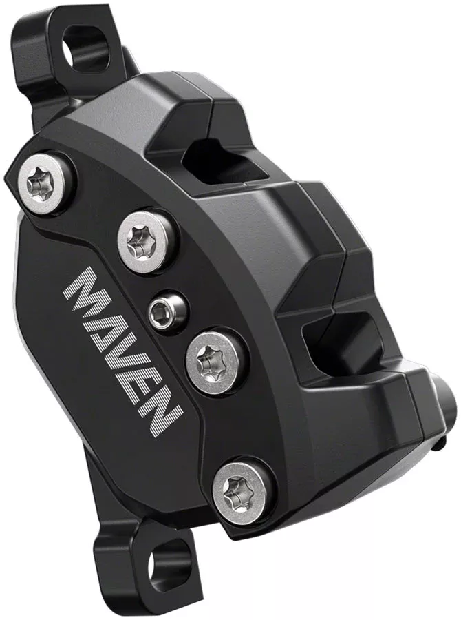 SRAM Maven Base Disc Brake Caliper Assembly – Front/Rear, Post Mount, 4-Piston, Diffusion Black, A1