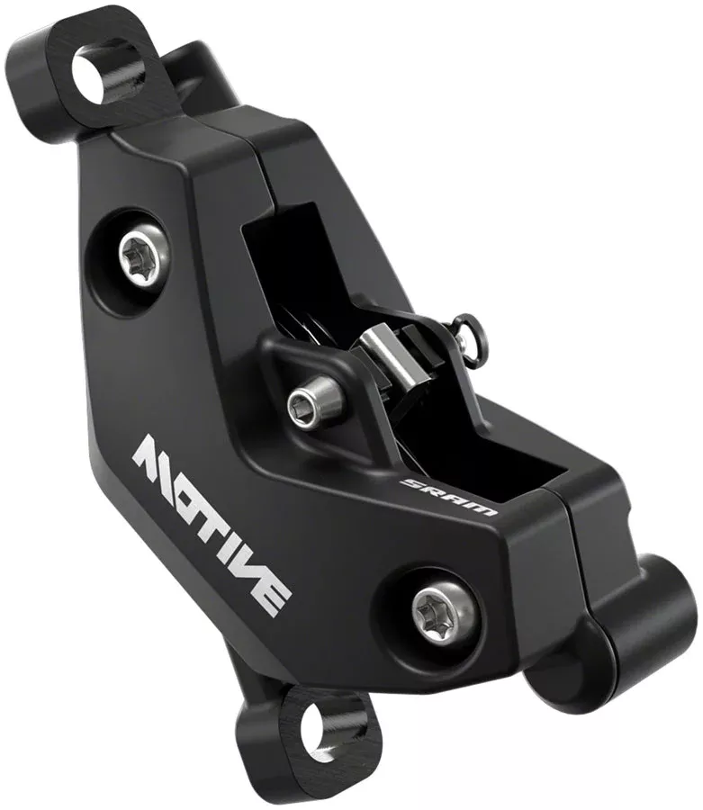 SRAM Motive Bronze Disc Brake Caliper Assembly – Front/Rear, Post Mount, 4-Piston, Diffusion Black, A1+