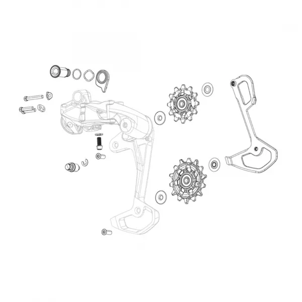 SRAM Rival eTap AXS Rear Derailleur Pulley Kit