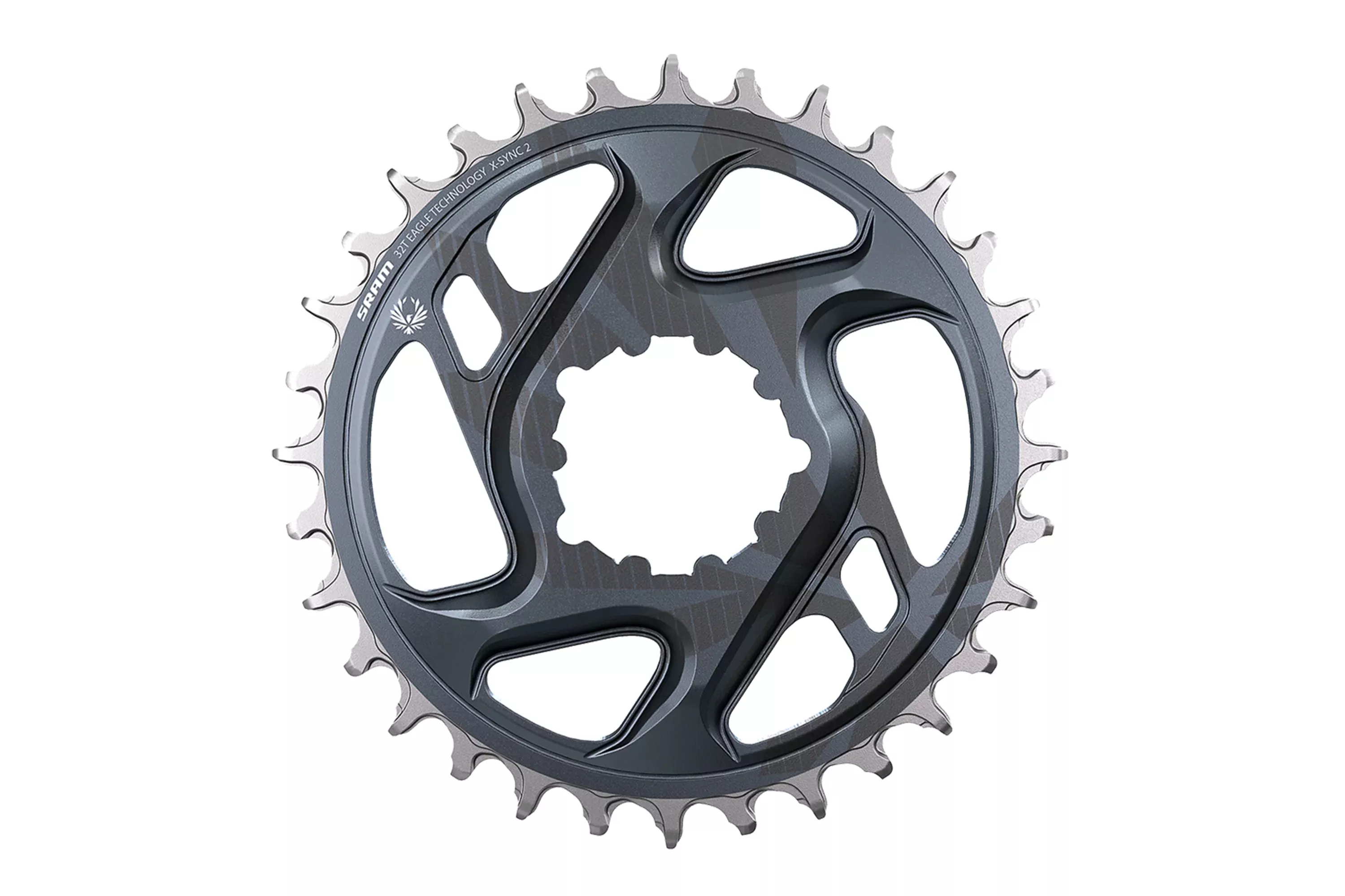 Sram X-SYNC 2 Chain Ring 30T Direct Mount 6mm Offset Eagle Cold Forged Lunar Gry