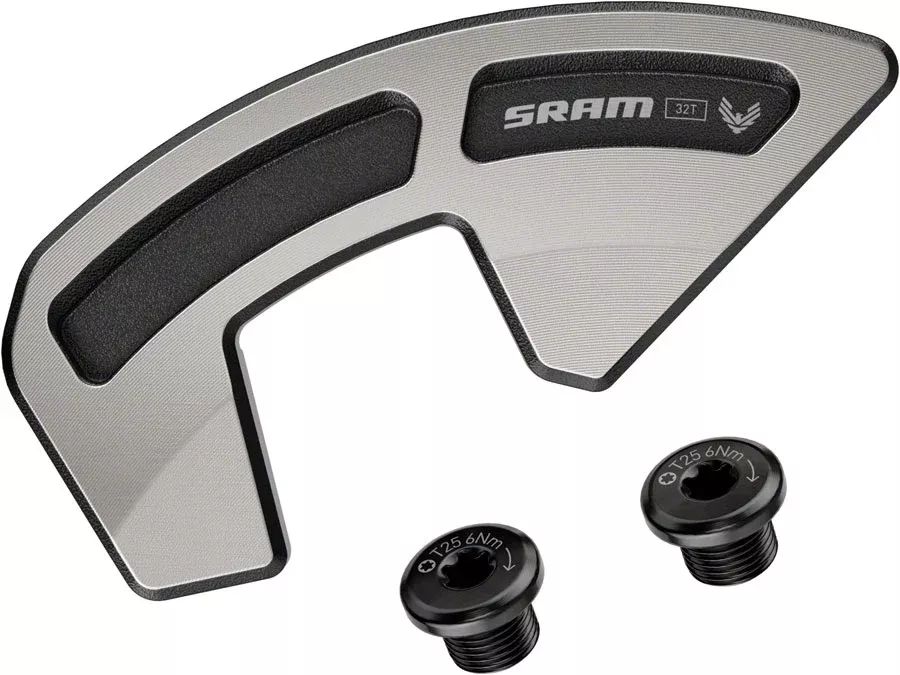 SRAM XX Eagle T-Type Single Ring Impact/Bash Guard Kit – For 32t Chainring, D1