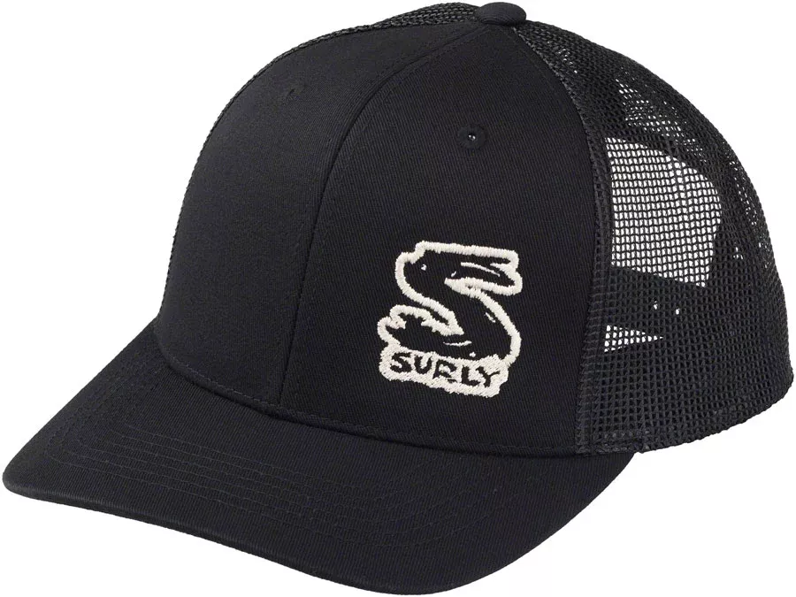 Surly Logo Snap Back Hat – Black, One Size – Unisex