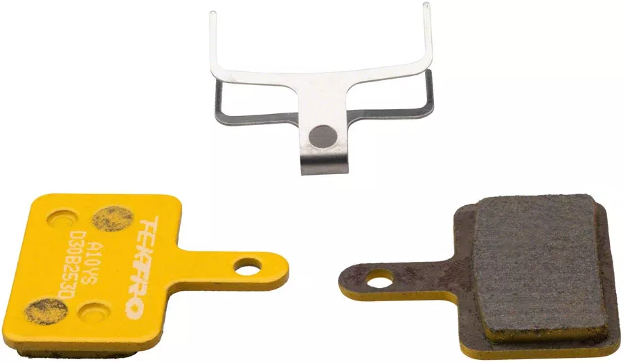 Tektro A10YS Disc Brake Pads – Overall Balanced Resin Compound, For 2-Piston Caliper
