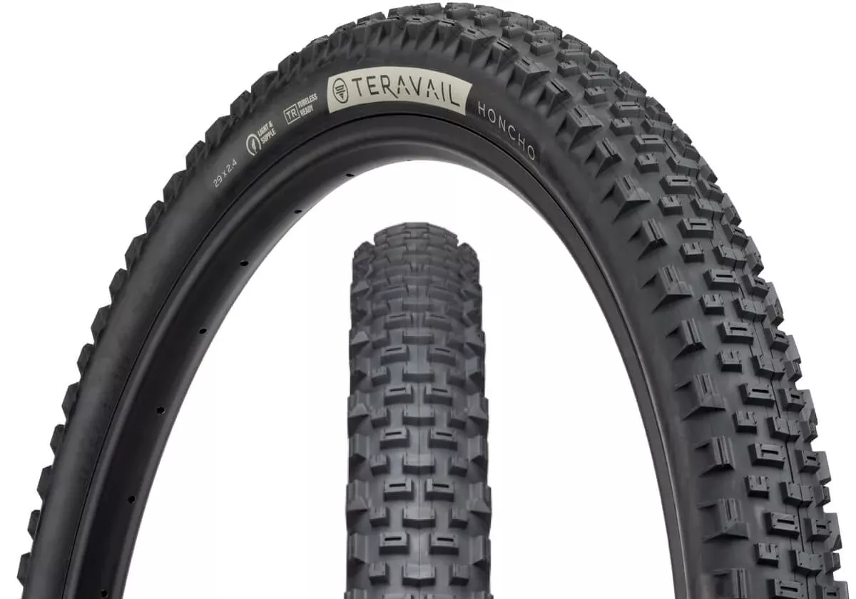 TERAVAIL Honcho Tire – 29 x 2.4″ – Durable Grip Compound – Black – Closeout