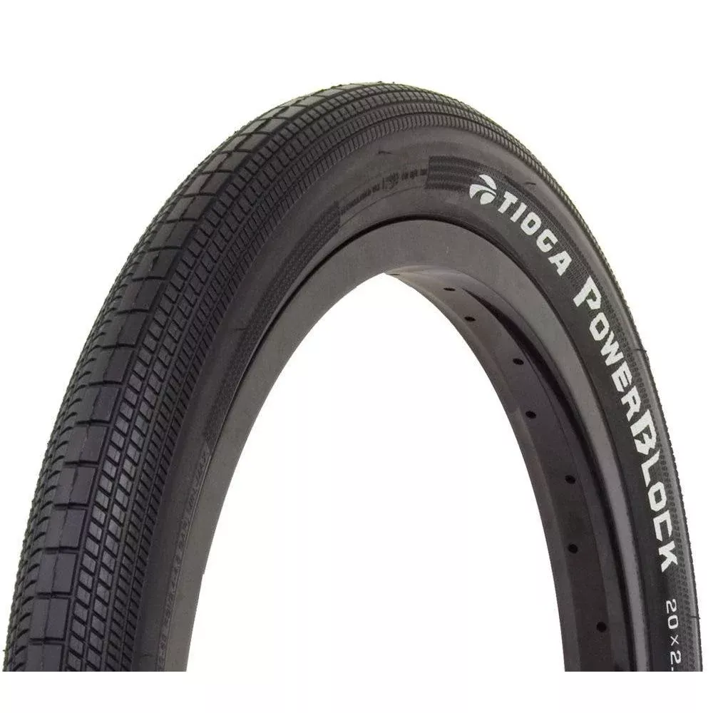 Tioga Powerblock Race BMX Tyre 20 X 1-3/8” Black