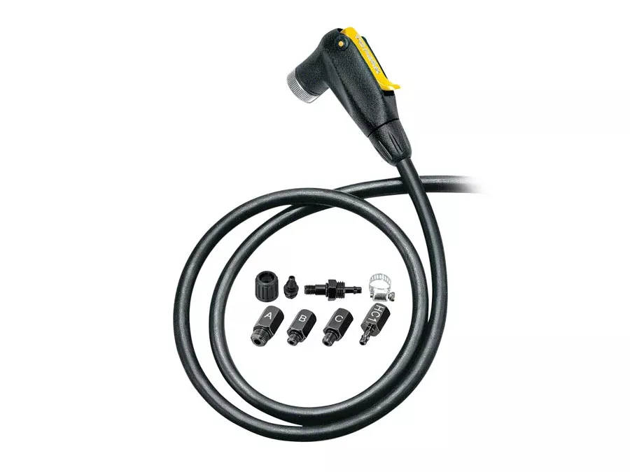 Topeak SmartHead Presta/Schrader Valve Upgrade with 38″ Hose: Retrofits Most Pumps