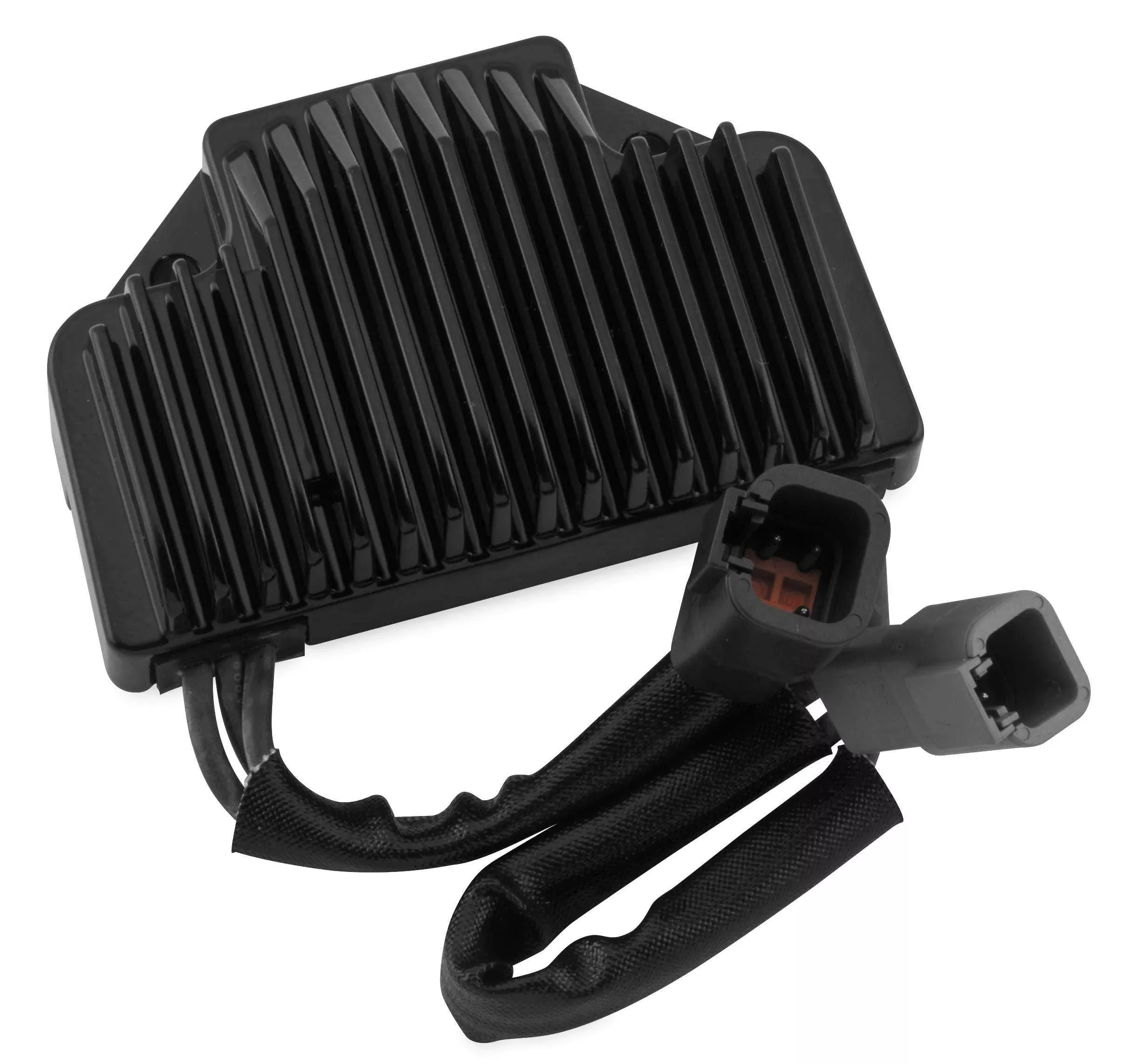 Twin Power Black Voltage Regulator Harley 06-07 Dyna FXD Repl 74631-06