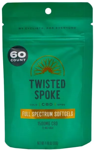 Twisted Spoke Full Spectrum CBD Softgels