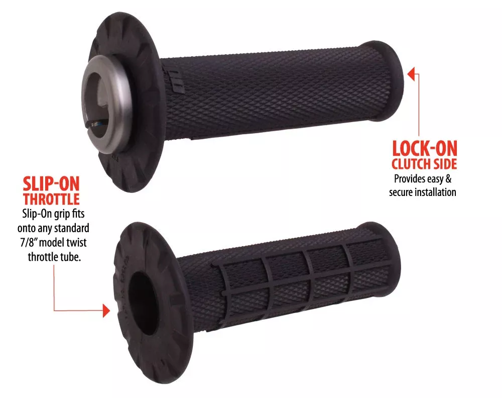UNIVERSAL Lock-On Gripset:HALF-WAFFLE MX