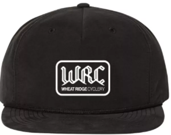 Wheat Ridge Cyclery WRC Rope Snapback Hat – Black/Black