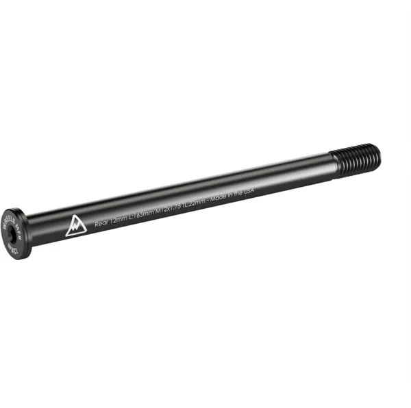 Wheels Manufacturing Rear Thru Axle 12mm x 165 Length x 1.75 Thread Pitch - Flat Washer