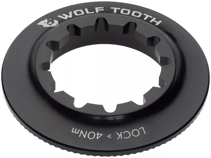 Wolf Tooth Centerlock Rotor Lockring – Internal Splined, Black